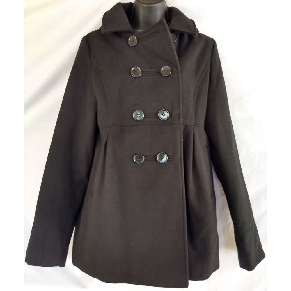 George▪️Black Hooded Dress Coat